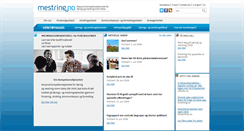 Desktop Screenshot of mestring.no