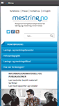 Mobile Screenshot of mestring.no