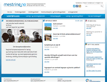 Tablet Screenshot of mestring.no